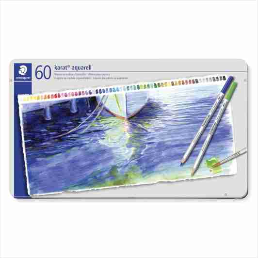 125-M60_staedtler-karat-aquarelpotloden-metalen-etui-60st