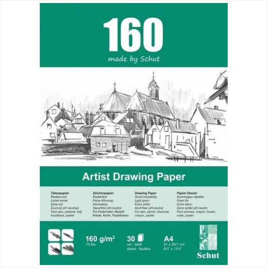 7143-schut-artist-drawing-paper-160-gram-a4-bloc-30-vel